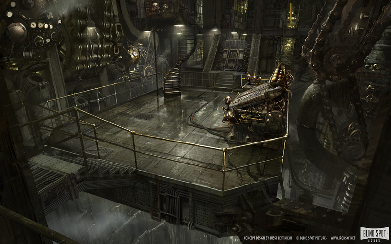 Illustration for article titled Fantastic Concept Art from the "Moon Nazi" Movie Iron Sky